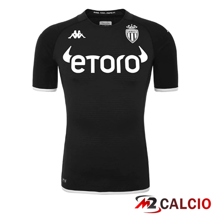 Maglie Calcio Personalizzate,Tute Calcio Squadre,Maglia Nazionale Italiana Calcio | Maglie Calcio AS Monaco Seconda Nero 2022/2023