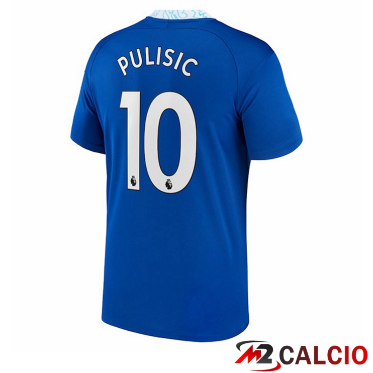Maglie Calcio Personalizzate,Tute Calcio Squadre,Maglia Nazionale Italiana Calcio | Maglie Calcio FC Chelsea (Pulisic 10) Prima Blu 2022/2023