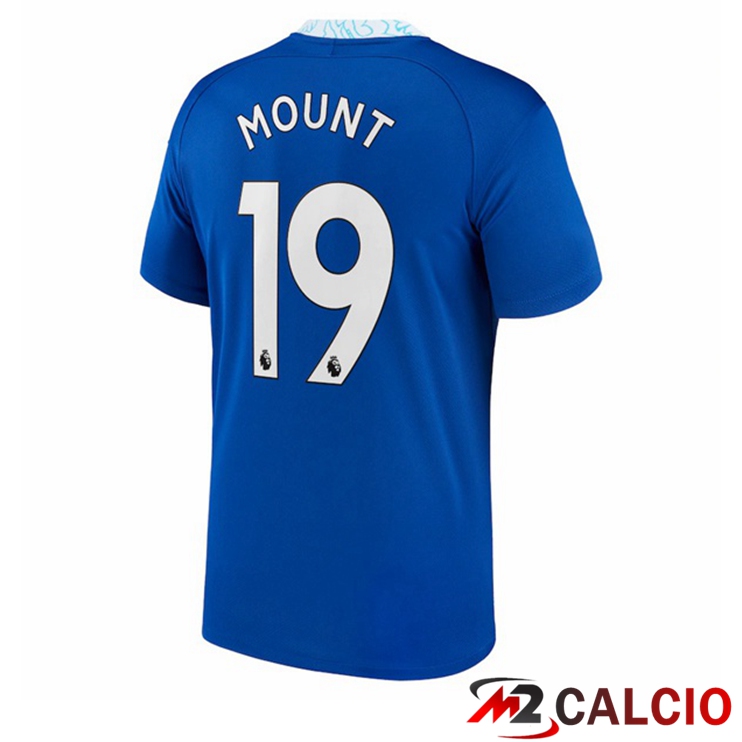 Maglie Calcio Personalizzate,Tute Calcio Squadre,Maglia Nazionale Italiana Calcio | Maglie Calcio FC Chelsea (Mount 19) Prima Blu 2022/2023