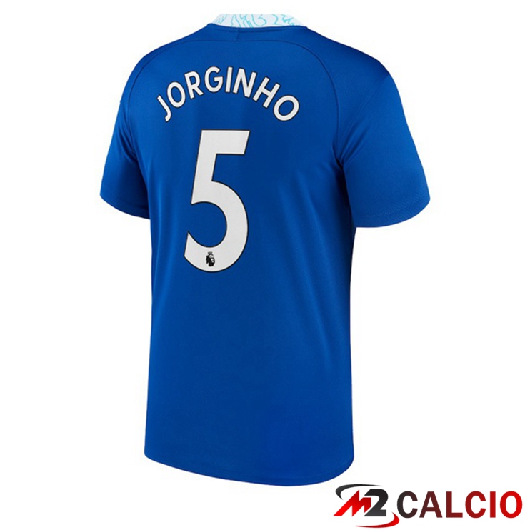 Maglie Calcio Personalizzate,Tute Calcio Squadre,Maglia Nazionale Italiana Calcio | Maglie Calcio FC Chelsea (Jorginho 5) Prima Blu 2022/2023