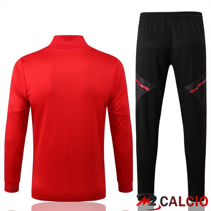 Insieme Tuta Calcio - Giacca Bayern Monaco Rosso 2022/2023