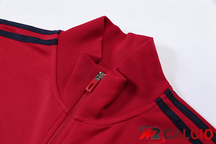 Insieme Tuta Calcio - Giacca Afc Ajax Rosso 2022/2023