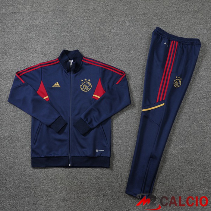 Insieme Tuta Calcio - Giacca Afc Ajax Blu 2022/2023