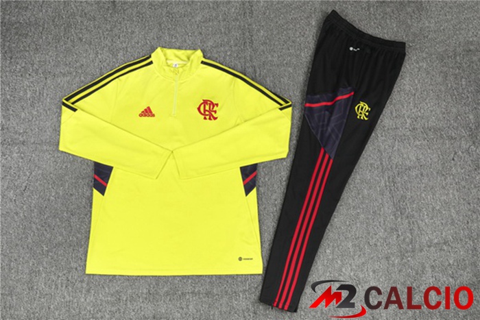 Insieme Tuta Calcio Flamengo Giallo 2022/2023