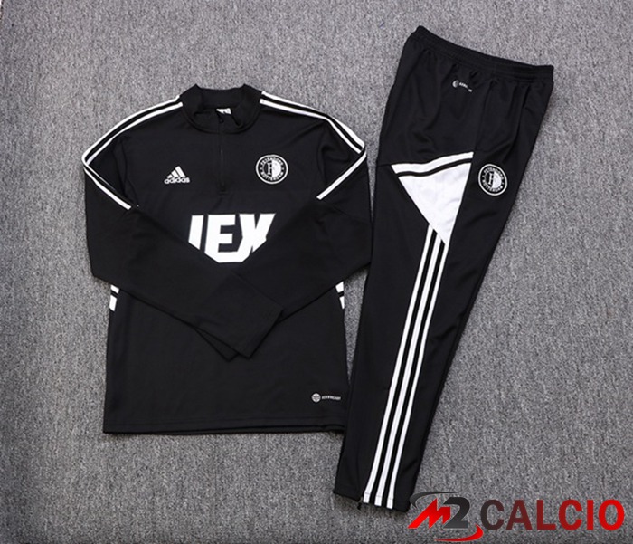 Insieme Tuta Calcio Feyenoord Nero 2022/2023