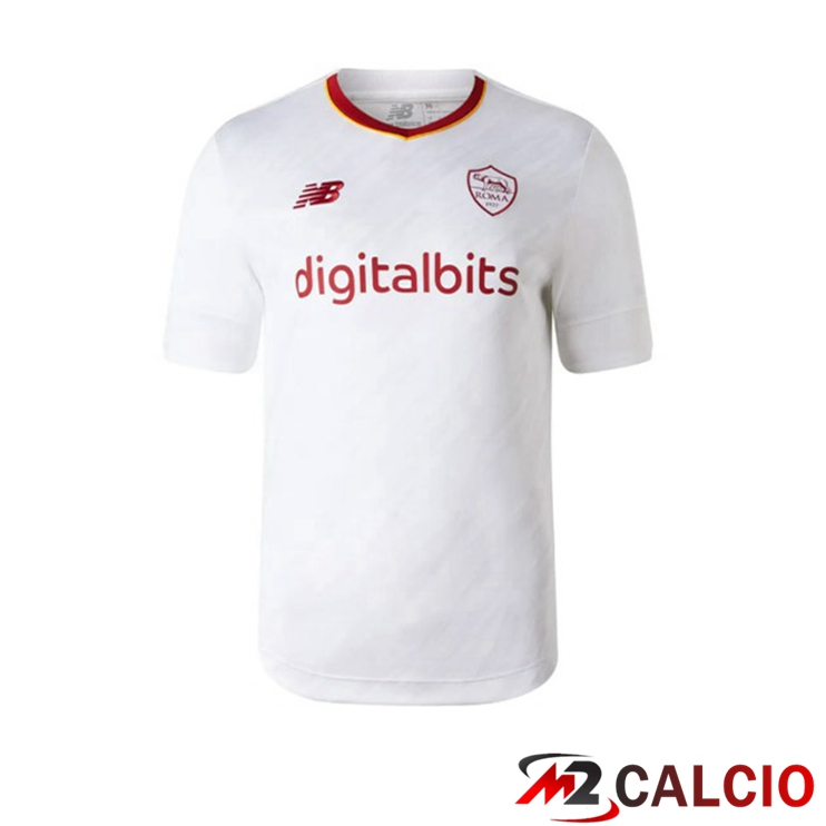 Maglie Calcio AS Roma Seconda Bianco 2022/2023