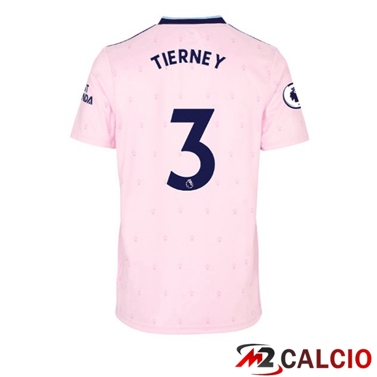 Maglie Calcio Personalizzate,Tute Calcio Squadre,Maglia Nazionale Italiana Calcio | Maglie Calcio Arsenal (TIERNEY 3) Seconda Rosa 2022/2023