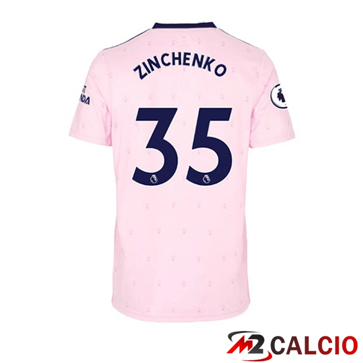 Maglie Calcio Personalizzate,Tute Calcio Squadre,Maglia Nazionale Italiana Calcio | Maglie Calcio Arsenal (ZINCHENKO 35) Seconda Rosa 2022/2023