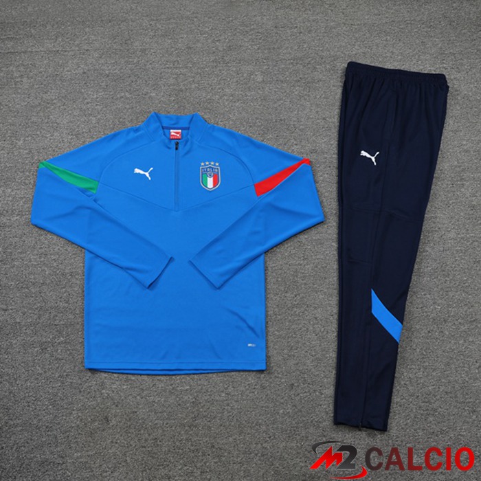 Insieme Tuta Calcio Italia Blu 2022/2023