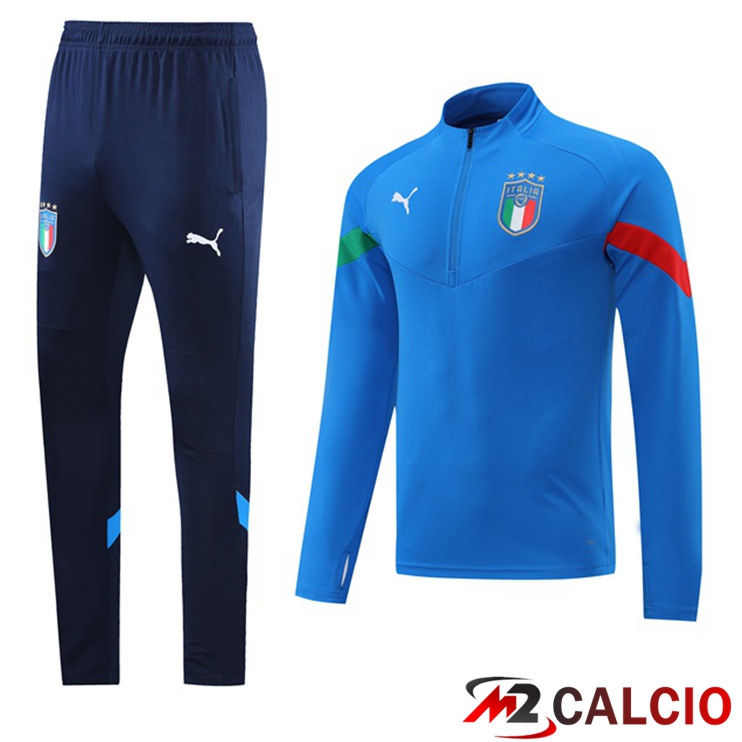 Insieme Tuta Calcio Italia Blu 2022/2023