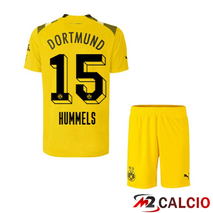 Maglie Calcio Personalizzate,Tute Calcio Squadre,Maglia Nazionale Italiana Calcio | Maglie Calcio Dortmund BVB (Hummels 15) Bambino cup Giallo 2022/2023