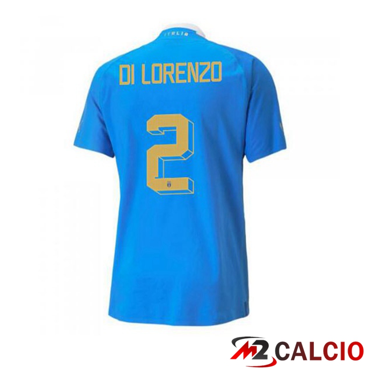 Maglie Calcio Personalizzate,Tute Calcio Squadre,Maglia Nazionale Italiana Calcio | Maglie Calcio Italia（Di Lorenzo 2）Prima Blu 2022/2023