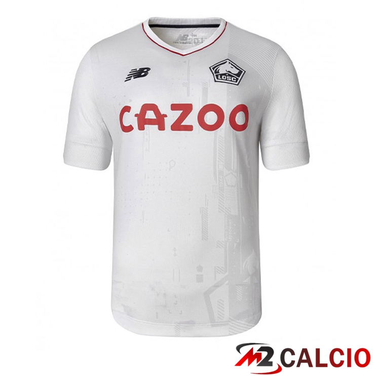 Maglie Calcio Lille OSC Seconda Bianco 2022/2023
