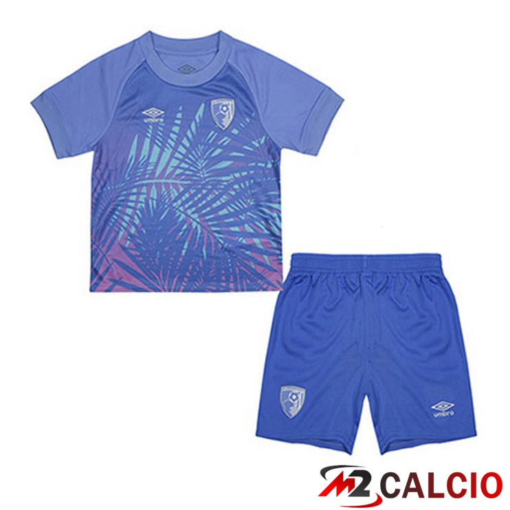 Maglie Calcio Personalizzate,Tute Calcio Squadre,Maglia Nazionale Italiana Calcio | Maglie Calcio AFC Bournemouth Bambino Seconda Blu 2022/2023