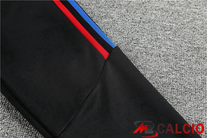 Insieme Tuta Calcio - Giacca Lyon OL Nero 2022/2023