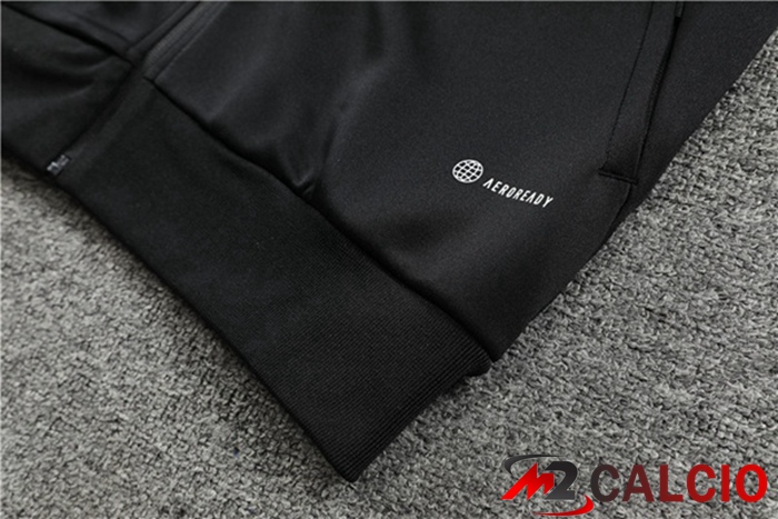 Insieme Tuta Calcio - Giacca Lyon OL Nero 2022/2023