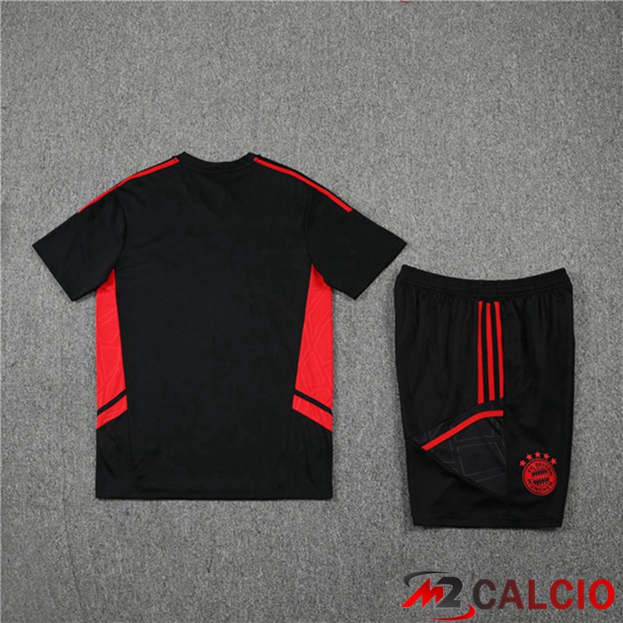 T Shirt Allenamento Bayern Monaco + Shorts Nero 2022/2023