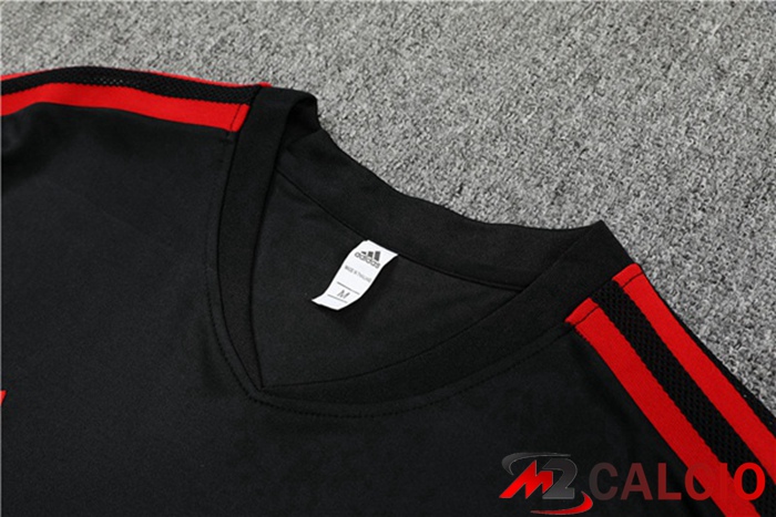 T Shirt Allenamento Bayern Monaco + Shorts Nero 2022/2023