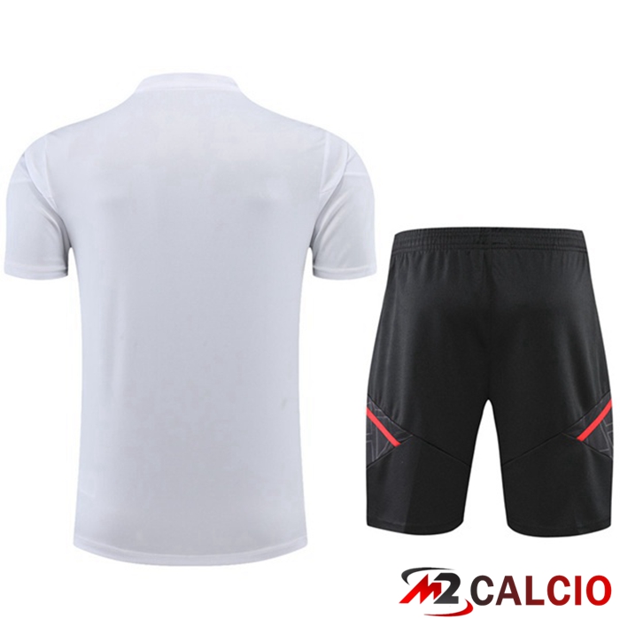 T Shirt Allenamento Bayern Monaco + Shorts Bianco 2022/2023
