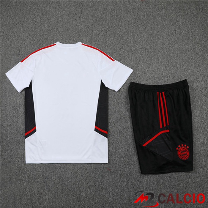 T Shirt Allenamento Bayern Monaco + Shorts Bianco 2022/2023