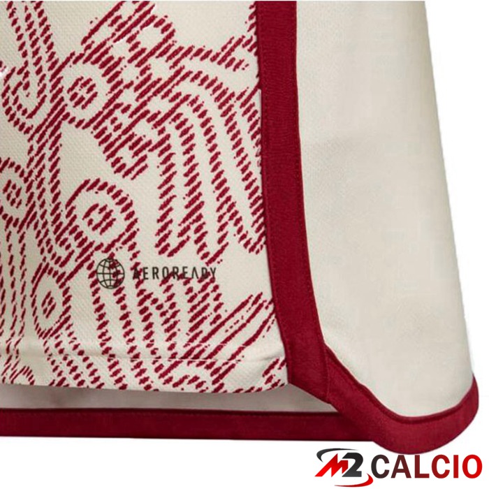 Maglie Calcio Messico Seconda Bianco Rosso 2022/2023