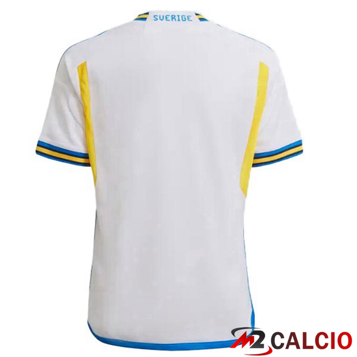 Maglie Calcio Svezia Seconda Bianco 2022/2023