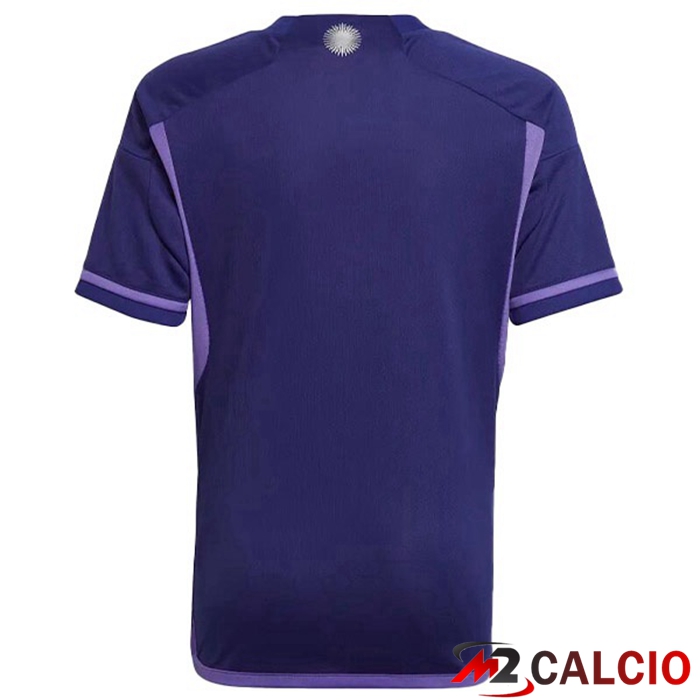 Maglie Calcio Argentina Seconda Porpora Coppa del Mondo 2022