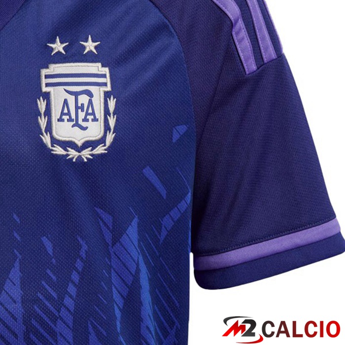 Maglie Calcio Argentina Seconda Porpora Coppa del Mondo 2022