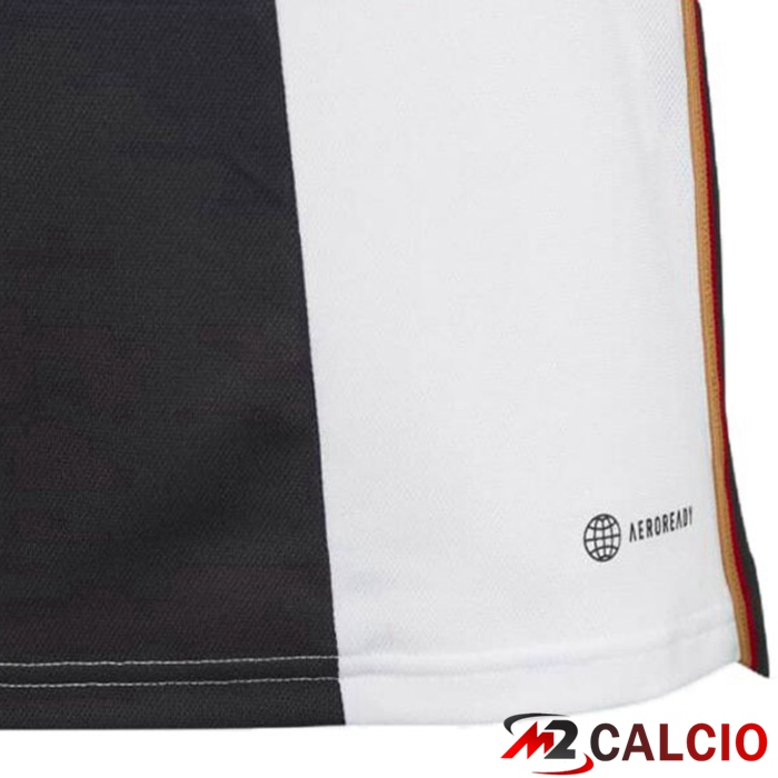 Maglie Calcio Germania Prima Nero Bianco Coppa del Mondo 2022
