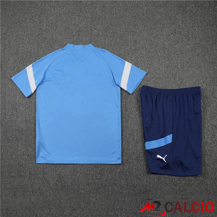 T Shirt Allenamento Manchester City + Shorts Blu 2022/2023