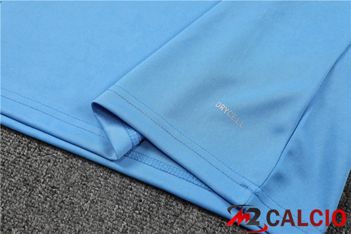 T Shirt Allenamento Manchester City + Shorts Blu 2022/2023
