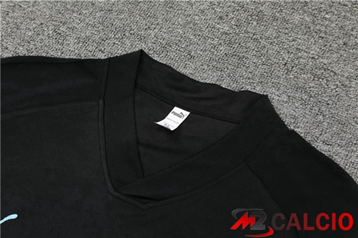 T Shirt Allenamento Manchester City + Shorts Nero 2022/2023