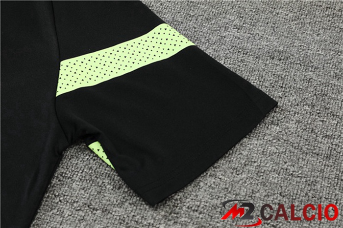 T Shirt Allenamento Manchester City + Shorts Nero 2022/2023