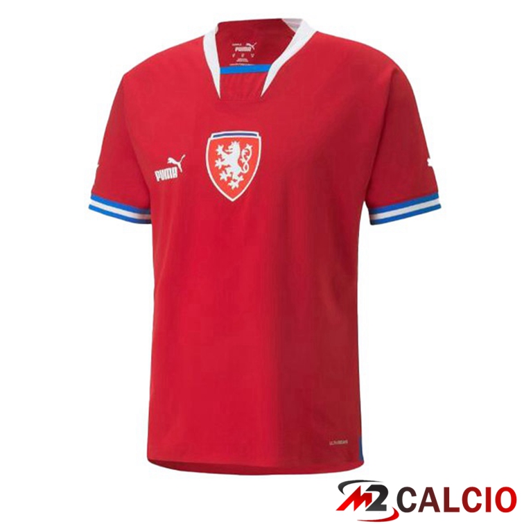 Maglie Calcio Personalizzate,Tute Calcio Squadre,Maglia Nazionale Italiana Calcio | Maglie Calcio Repubblica Ceca Prima Rosso 2022/2023