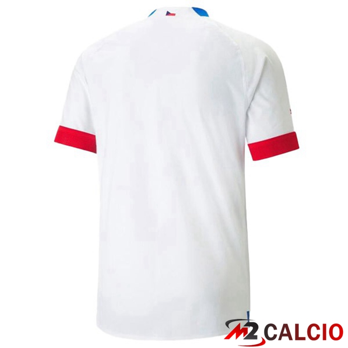 Maglie Calcio Repubblica Ceca Seconda Bianco 2022/2023