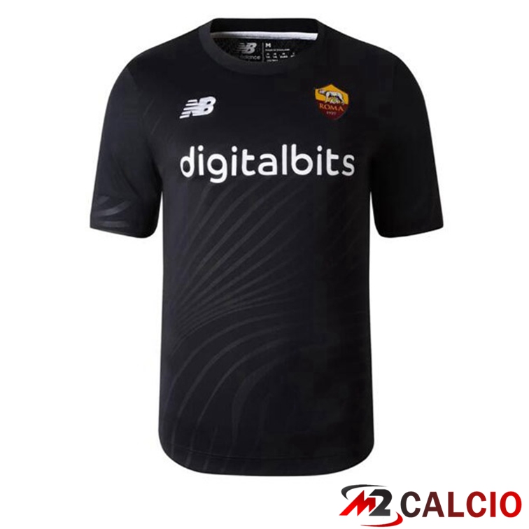 Maglie Calcio Personalizzate,Tute Calcio Squadre,Maglia Nazionale Italiana Calcio | Maglie Calcio AS Roma Portiere Nero 2022/2023