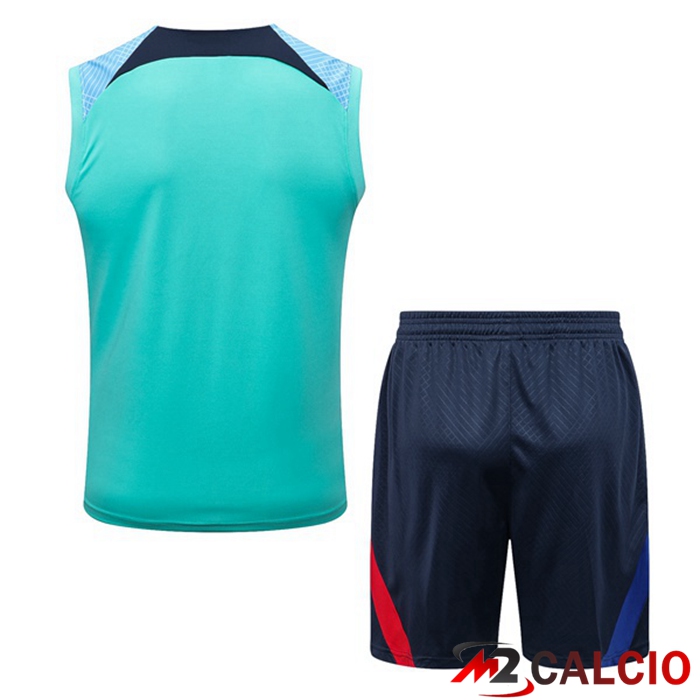 Canotta Calcio FC Barcellona + Shorts Verde 2022/2023