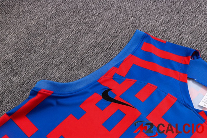 Canotta Calcio FC Barcellona + Shorts Blu Rosso 2022/2023