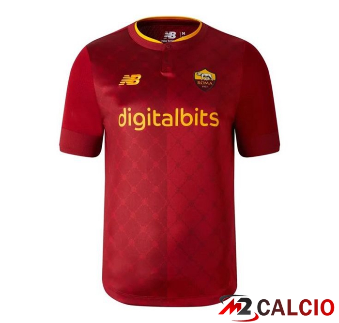 Insieme Maglie Calcio AS Roma Prima (Pantaloncini + Calzini) 2022/2023