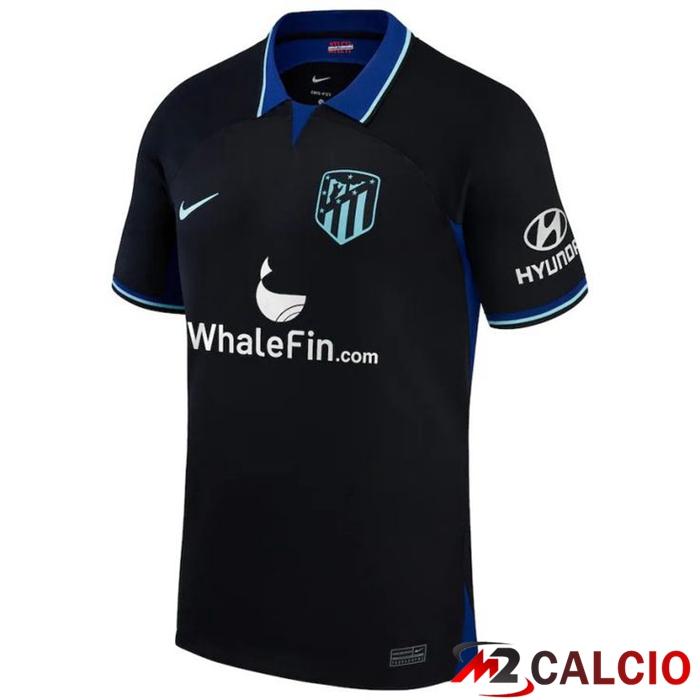 Insieme Maglie Calcio Atletico Madrid Seconda + Pantaloncini 2022/2023