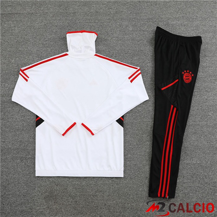 Tuta Calcio Bayern Monaco Collo Alto Bianco 2022/2023