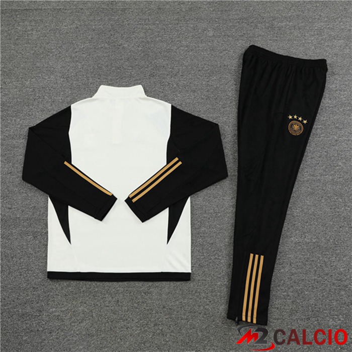 Tuta Calcio Germania Bianco Nero 2022/2023