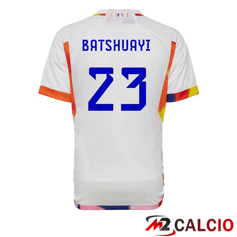 Maglie Calcio Personalizzate,Tute Calcio Squadre,Maglia Nazionale Italiana Calcio | Maglie Calcio Belgio (BATSHUAYI 23) Seconda Bianco Coppa Del Mondo 2022 Maglie Calcio Personalizzate,Tute Calcio Squadre,Maglia Nazionale Italiana Calcio | Maglie Calcio Belgio (BATSHUAYI 23) Seconda Bianco Coppa Del Mondo 2022