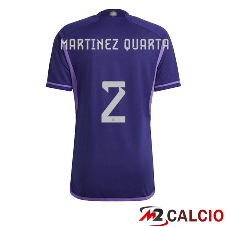 Maglie Calcio Personalizzate,Tute Calcio Squadre,Maglia Nazionale Italiana Calcio | Maglie Calcio Argentina (MARTINEZ QUARTA 2) Seconda Porpora Coppa Del Mondo 2022