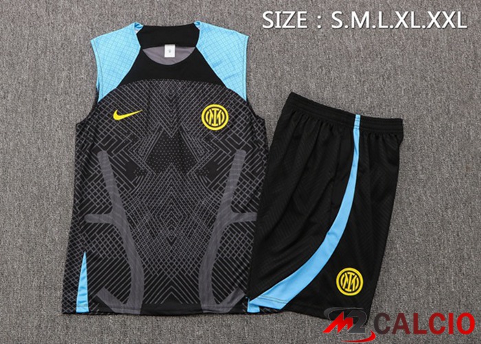Canotta Calcio Inter Milan + Shorts Nero 2022/2023