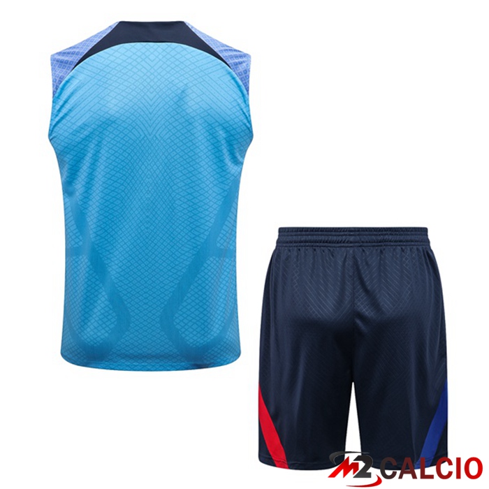 Canotta Calcio FC Barcellona + Shorts Blu 2022/2023