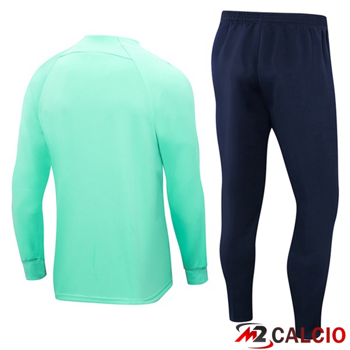 Insieme Tuta Calcio - Giacca Brasile Verde 2022/2023