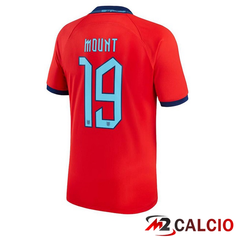 Maglie Calcio Personalizzate,Tute Calcio Squadre,Maglia Nazionale Italiana Calcio | Maglie Calcio Inghilterra (MOUNT 19) Seconda Rosso Coppa Del Mondo 2022