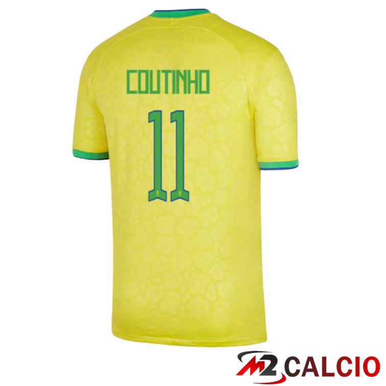 Maglie Calcio Personalizzate,Tute Calcio Squadre,Maglia Nazionale Italiana Calcio | Maglie Calcio Brasile (COUTINHO 11) Prima Giallo Coppa Del Mondo 2022 Maglie Calcio Personalizzate,Tute Calcio Squadre,Maglia Nazionale Italiana Calcio | Maglie Calcio Brasile (COUTINHO 11) Prima Giallo Coppa Del Mondo 2022