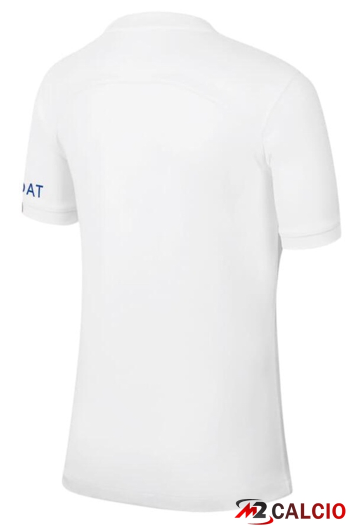 Maglie Calcio Paris PSG Terza Bianco Blu 2022/2023